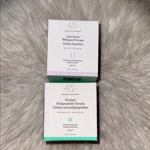 [BNIB] Set of 2 Drunk Elephant Lala Retro Whipped Cream and Polypeptide Cream